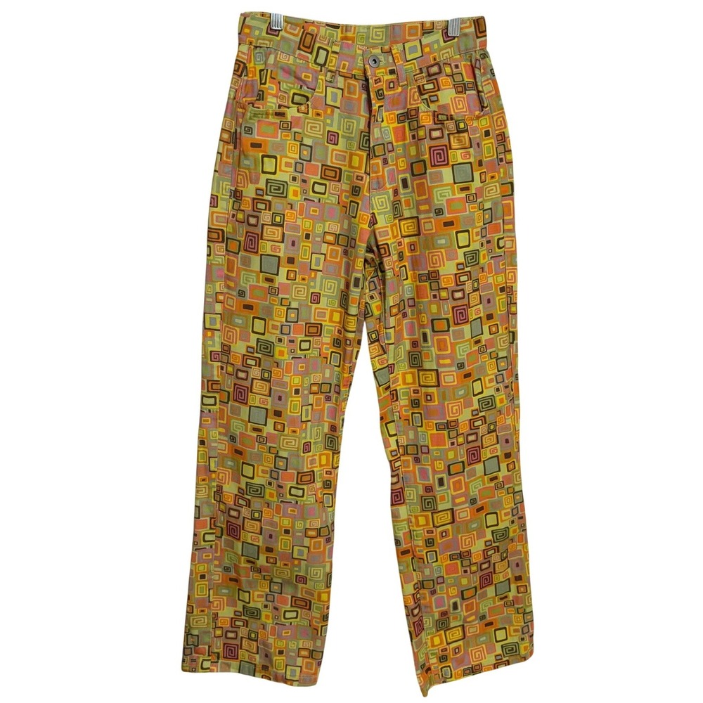 The Ragged Priest Straight Leg Jeans Womens Size 10 Retro Neon 90s Yellow Orange